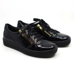 Solidus sneaker zwart lakleer 32004 K